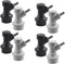 PERA 4 Pair Ball Lock Barb GAS & LIQUID Quick Beer Keg Disconnects Sets