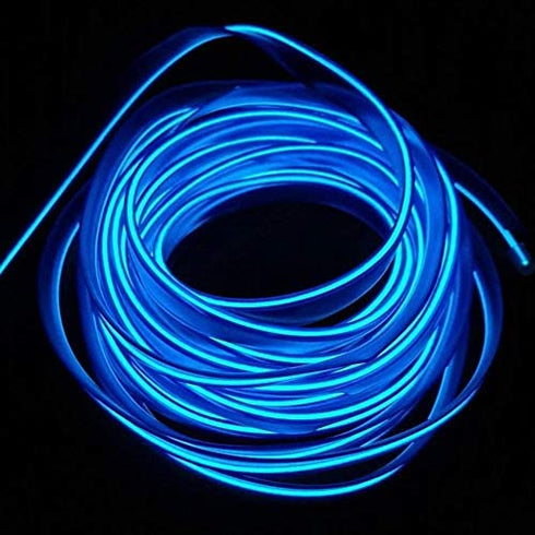 ABALDI El Wire, Interior Car Lights, Car LED Lights Inside Your Car for Car Interior Decoration(3m/9ft, Blue)