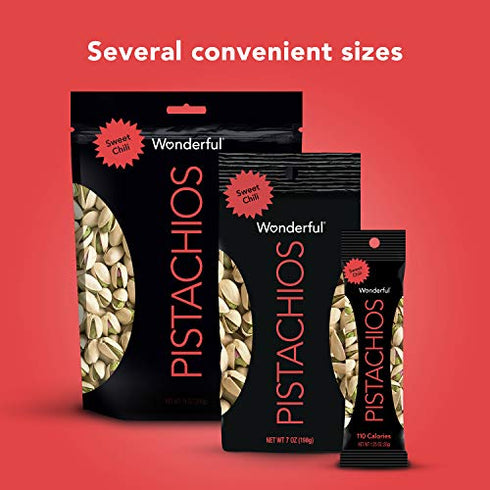 Wonderful Pistachios, Sweet Chili Flavor Nuts, 14 Ounce (Pack of 1)