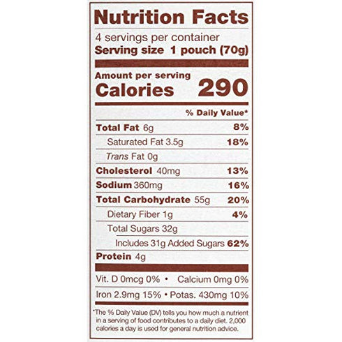 Udi's Gluten Free Cinnamon Coffee Cake Mug Cake Mix, 8.4 oz. 4-Count