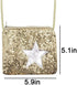 Kids Glitter Sequins Crossbody Purse Small Shoulder Bag Satchel for Boys Girls
