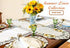 Linens, Art and Things Embroidered Sunflower Table Runner Dresser Scarf Coffee Table Doily 14 x 26 Inch