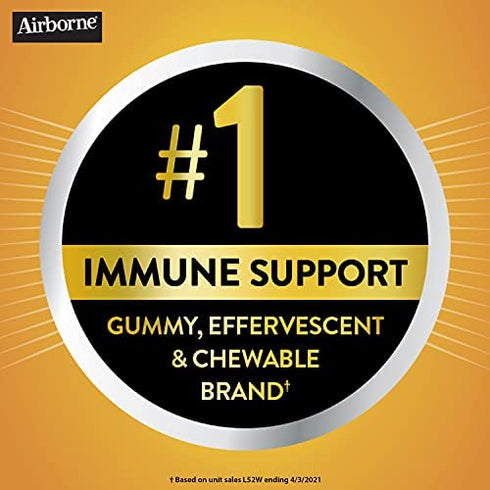 Airborne Gold 300mg Lactoferrin Capsules, Immune Support Lactoferrin Supplement - Helps Support The Body's Natural Defenses with Protein Found In The Immune System, 60 Capsules