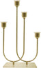 smtyle Candlestick Holders Set of 4 Candelabra with Iron-0.8" Diameter Ideal for Pillar LED Candles Gold
