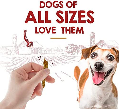 Riley's Chicken Strips for Dogs - USA Sourced Single Ingredient Dog Treat -Dehydrated Real Meat Chicken Dog Treats Natural Chicken Sticks Dog Jerky Treats Made in The USA - 6 oz