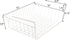 Suwimut 2 Pack Under Shelf Wire Basket, White Storage Baskets Hanging Baskets Sliding Shelf Under Cabinet Add-on Storage Racks Home Organization for Kitchen Pantry Desk Bookshelf