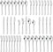 Silverware Set, 40-Piece Silverware Set for 8, Stainless Steel Flatware Cutlery Set, Spoons and Forks Set Suitable for Home/ Restaurant, Mirror Polished & Dishwasher Safe