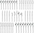 Silverware Set, 40-Piece Silverware Set for 8, Stainless Steel Flatware Cutlery Set, Spoons and Forks Set Suitable for Home/ Restaurant, Mirror Polished & Dishwasher Safe