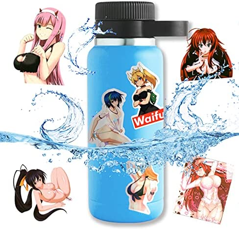 300 PCS Anime Sexy Lady Stickers, Vinyl Waterproof Adults Stickers, Cute Variety Pack for Laptop Computer Skateboard Bicycle Luggage Decal?Anime Stickers Girl-300Pcs?