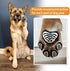 Roilpet Dog Slip Stopper Pads- Provide Your Dogs with Anti-Slip Traction from Slipping on Slippery Floors, Especially for Senior Dog for Indoors Wear (12 Sets 48 Pads, S (1-5/8"x1-3/8, 4-10 lbs))