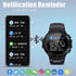 Smart Watch for Men Call (Make/Answer) Outdoor 1.3" HD Full Touch Screen Fitness Tracker Watch Compatible with iPhone Samsung Android Phone Military Sports Smartwatch with Heart Rate Sleep Monitor