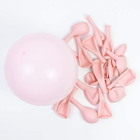 Princess Pink Balloon Arch Garland Kit-Macaron Pink Balloon Light Pink Balloon 124Pcs for Girl's Birthday,Baby Shower,Wine Party,Fiesta,Wedding,Christmas,Reception and Engagement.