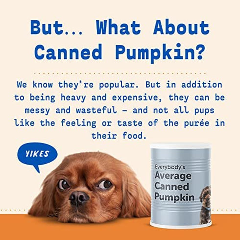 Native Pet Organic Pumpkin for Dogs (8 oz) - All-Natural, Organic Fiber for Dogs - Mix with Water to Create Delicious Pumpkin Puree - Prevent Waste with a Canned Pumpkin Alternative! (8 oz)