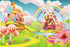 Qian 8x6FT Candyland Lollipop Backdrops Cartoon Candy World Photo Rainbow Studio Props Booth Baby Birthday Party Photography Background