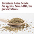 The Spice Way Premium Anise Seeds - Whole seeds ( 4 oz ) also called Aniseed. Used for baking bread, cooking and even tea.