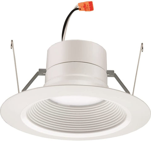 Lithonia Lighting 5/6 Inch White Retrofit LED Recessed Downlight, 12W Dimmable with 3000K Bright White, 835 Lumens