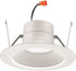 Lithonia Lighting 5/6 Inch White Retrofit LED Recessed Downlight, 12W Dimmable with 3000K Bright White, 835 Lumens