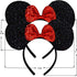 FANYITY Mouse Ears Headbands Sequin Hair Band for Girls Women Boys Party, 3 Pieces