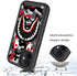 iPhone 11 Case, Street Fashion Design iPhone 11 Cases for Boys Girls Dual Layer Shockproof Rugged Cover Soft TPU + Hard PC Bumper Full-Body Cool Camo Case for iPhone 11 (6.1 inch) - Red Gray Shark