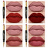 6Pcs Lip Liner and Lipstick Lip Stain Makeup Set, DNM Dark Red Black Nude Matte Lipstick with Lip Liner Set Long Lasting Waterproof 24 Hour Lipstick and Lip Liner Set labiales matte larga duracion 24