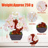 Parma77 Feng Shui Natural Rose Pink Quartz Crystal Money Tree Bonsai Style Decoration for Wealth and Luck