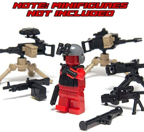 Trendyz Ultimate Military Army Outpost Weapon Pack Toy for Custom Bricks Minifigures