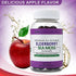 Sambucus Black Elderberry w/Organic Irish Sea Moss Gel Gummies w/Bladderwrack, Burdock, Vitamin C, D, & Zinc/Immune Support for Adults & Kids- Vegan, Gluten-Free, Kosher, Non-GMO Apple Flavor 60 ct