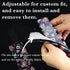 Baby Car Seat Belt Covers for Boys and Girls, Car Seat Straps Shoulder Pads, Soft Car Seat Neck Cover, Minky Seat Belt Protectors for Car Seats, Floral Stroller Strap Cover for Baby Kids