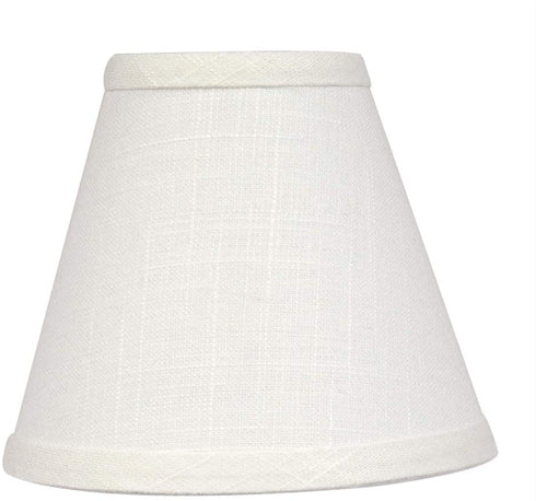 Tootoo Star Barrel White Small Lamp Shade for Table Floor Lamps Replacement, 6x10x7.5 Inch, Fabric Cloth, Spider Model (white)