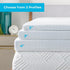 Linenspa 2 Inch Memory Foam Mattress Topper CoverKeeps Topper Clean and SafeMachine WashableNon SlipBreathable