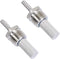 Joywayus 2pcs 0.5 Micron Home Brew Aeration Stone Inline Oxygenation Stainless Steel Diffusion Stone 1/2" NPT Carbonation Stone 1/4" Barb