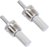 Joywayus 2pcs 0.5 Micron Home Brew Aeration Stone Inline Oxygenation Stainless Steel Diffusion Stone 1/2" NPT Carbonation Stone 1/4" Barb