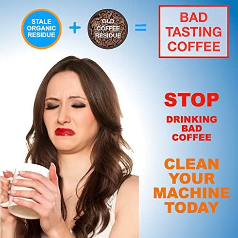 Caffenu Nespresso Machine Cleaning Capsules, Cleans Brewing Chamber and Exits through Spout, Quick and Powerful Clean, Compatible with Nespresso Originaline, Food Safe, 5 Cleaning Pods