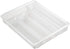iDesign Linus Expandable Kitchen Drawer Organizer for Silverware, Spatulas, Gadgets - Clear
