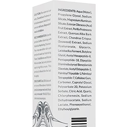 Instant Face Lift Cream - Best Eye, Neck, Face Tightening, Lifting & Firming Serum To Smooth Appearance, Hide Loose Sagging Skin, Puffiness, Fine Lines & Wrinkles Within Mins (Peptides & Stem Cells)
