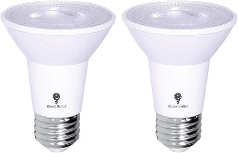 2 Pack PAR20 Outdoor LED Flood Light Bulb 8W 75 Watt Equivalent 500 Lumens Dimmable Waterproof E26 3000K Warm White LED Flood Light Bulbs for Security Led Spotlight Indoor Led Recessed Light Bulbs