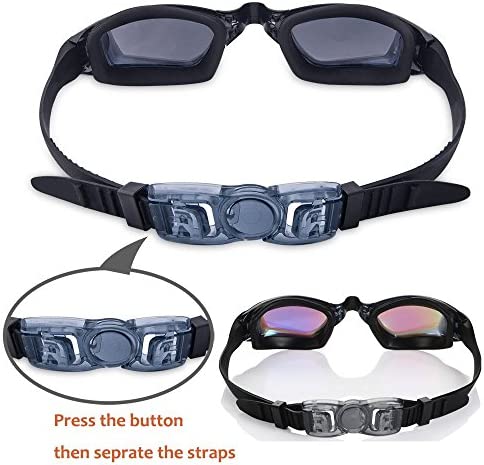 Aegend Swim Goggles, 2 Pack Swimming Goggles No Leaking Adult Men Women Youth