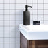 Zegeon Soap Dispenser Hand Metal Pump Lotion Bottle for Bathroom, Bedroom and Kitchen (Black Square)