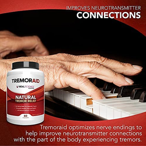 Tremoraid Essential Tremor Relief Supplements (60 Caps)* (3 Bottles)
