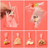 320Pcs Cake Pop Sticks and Wrappers, Lollipop Sticks Cake Pop Bags with Metallic Twist Ties Bow, for Making Lollipops Cookies Candies Chocolates