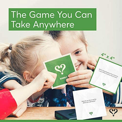 Vertellis Family Edition Conversation Card Games - Thoughtful Family Games for Parents and Children - Family Card Games for Communication Building - Icebreaker Fun Family Games