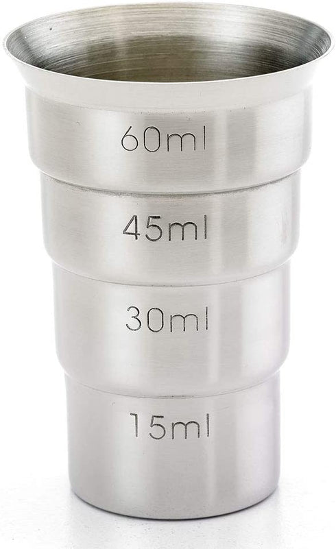 Barfly M37109 Drink Jigger, 2 oz, Stainless w/out Handle