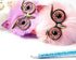 Abhay 4 Pack Owl gift Pen Novelty Pens Colorful Fluffy Ball Pen Pom Pom Pen for Easter and Party Supplies