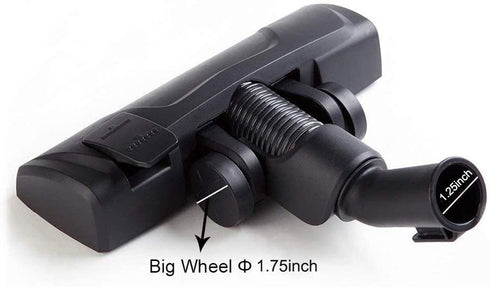 EZ SPARES Replacement for Universal Vacuum Cleaner Floor Brush Head, 1 1/4" 32mm 2 New Functions Choose (On Floor&Carpet),Vacuum Cleaner Parts Attachment Accessory ¦