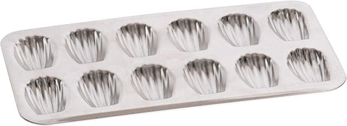 Gobel 12 Count Heavy Tinned Steel Madeleine Sheet Pan, Made in France