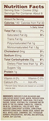 Archway Classic Soft Oatmeal Raisin Cookies, 9.25 Ounce