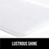 Gorilla Grip Thick Memory Foam Bath Rug, Soft Absorbent Luxury Mats, Plush Velvet Topside, Machine Wash Rugs, Microfiber Dries Quickly, Cushioned Bathroom Mat for Bathtub, Shower Floor, 24x17, White