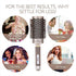 Baasha Medium Round Brush 2 Inch, Boar Hair Brush Round for Women, Professional Ceramic Barrel Hair Brush With Boar Bristle, Round Brushs for Blow Drying Medium Length, Roller Round Brushs for Flip