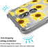 Osophter for LG Stylo 5v Case,LG Stylo 5 Case,Stylo 5 Plus Case Flower Floral for Girls Women Shock-Absorption Flexible TPU Rubber Soft Silicone Cell Phone Cases for LG Stylo 5(Sun Flower)