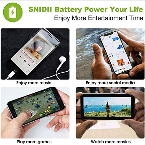 SNIDII Battery for iPhone 7 Plus Only, New 3410 mAh High Capacity Li-ion Polymer Battery Replacement,with Repair Tool Kit and Instructions -Compatible Model A1661 A1784 A1785 Baterias(not 7)